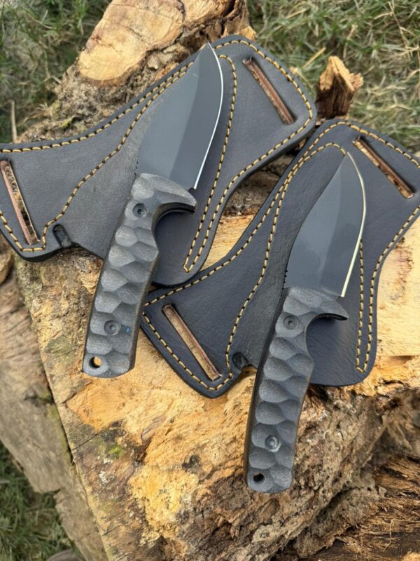 Custom Handmade skinner knife with leather Sheath - Image 5