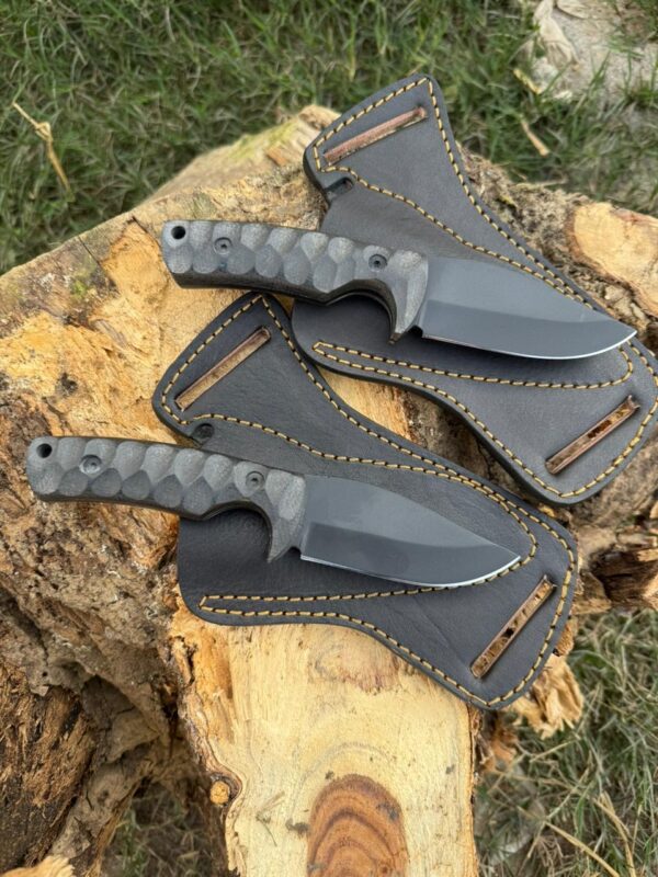 Custom Handmade skinner knife with leather Sheath