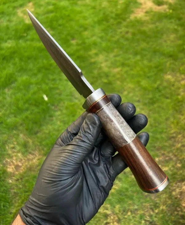 Premium Damascus Steel Hunting Knife – Handcrafted Precision and Durability - Image 2