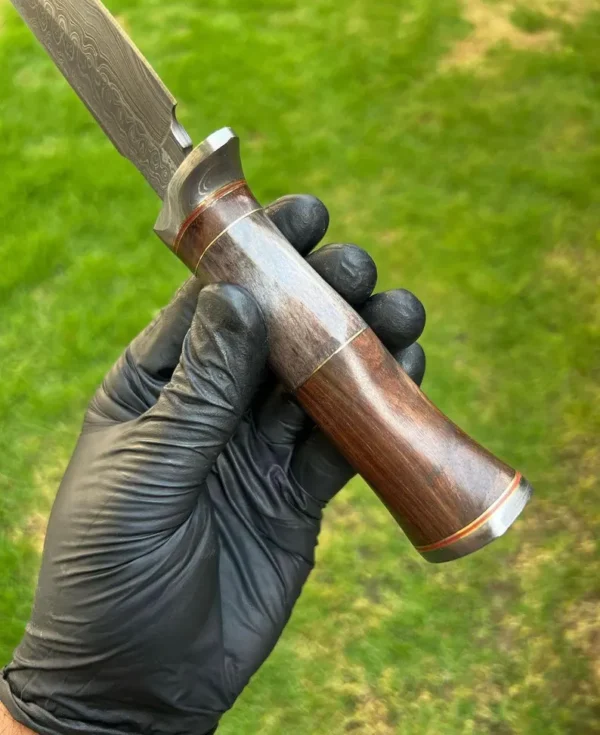Premium Damascus Steel Hunting Knife – Handcrafted Precision and Durability - Image 5