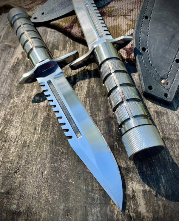 Buck Buckmaster 184 Survival Knife with Sheath (1987-1997) 2 knife - Image 2