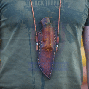 Handcrafted Small Knife - D2 Steel Blade, Wood Handle